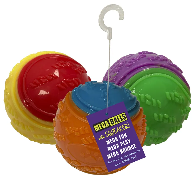 Hem and Boo TPR Tennis Ball with Squeaker - Mixed Colours